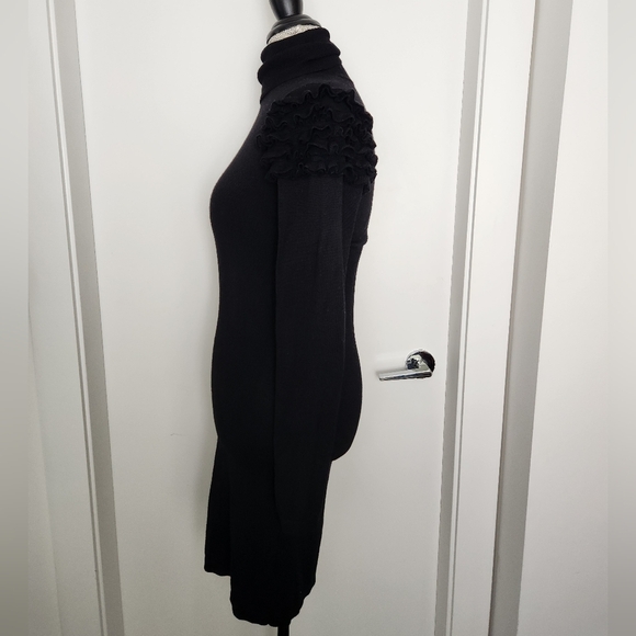 BEDO Black Knit Longsleeve Dress - Picture 4 of 10